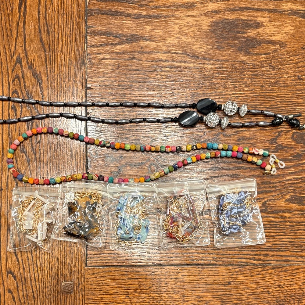 Colorful Beaded Glasses Chains